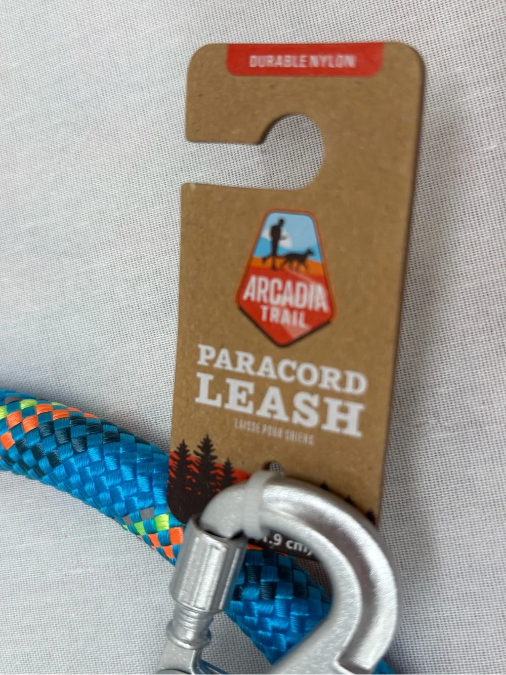 NEW Arcadia Trail Paracord Rope Leash Blue, 4 ft